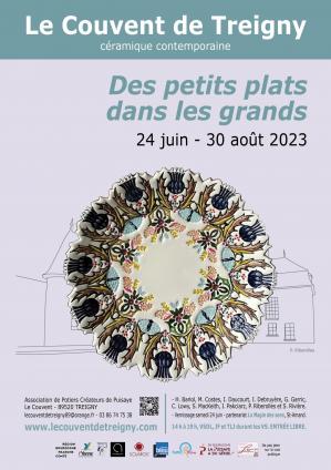 Affiche a4 plats le couvent de treigny