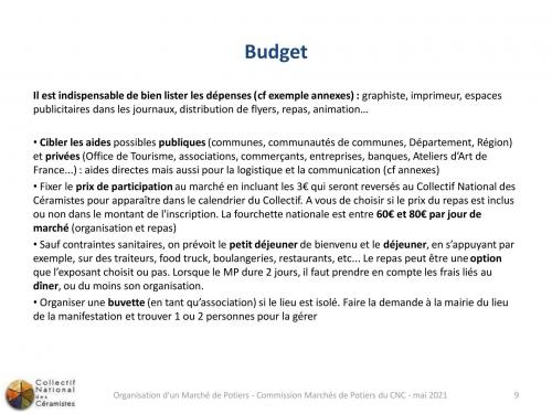 Financement et budget 3